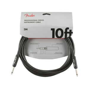 Fender Professional Series Instrument Cable, 10ft, Black, FENDER, CABLES, fender-cables-f03-099-0820-024, ZOSO MUSIC SDN BHD