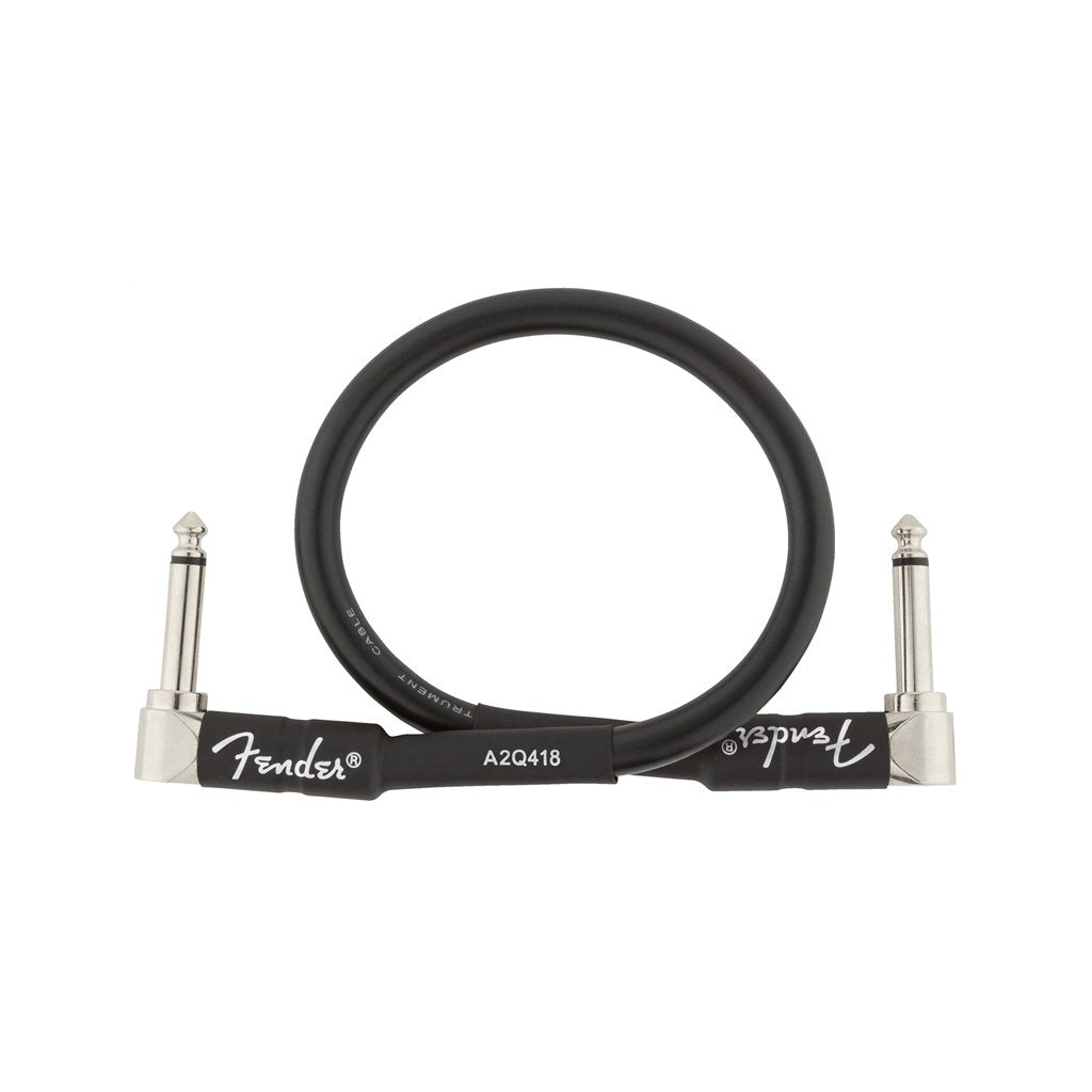 Fender Professional Series Instrument Cable, 1ft, Black, FENDER, CABLES, fender-cables-f03-099-0820-057, ZOSO MUSIC SDN BHD
