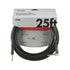 Fender Professional Series Angled Instrument Cable, 25ft, Black, FENDER, CABLES, fender-cables-f03-099-0820-060, ZOSO MUSIC SDN BHD