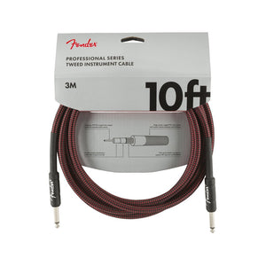 Fender Professional Series Instrument Cable, 10ft, Red Tweed, FENDER, CABLES, fender-cables-f03-099-0820-061, ZOSO MUSIC SDN BHD