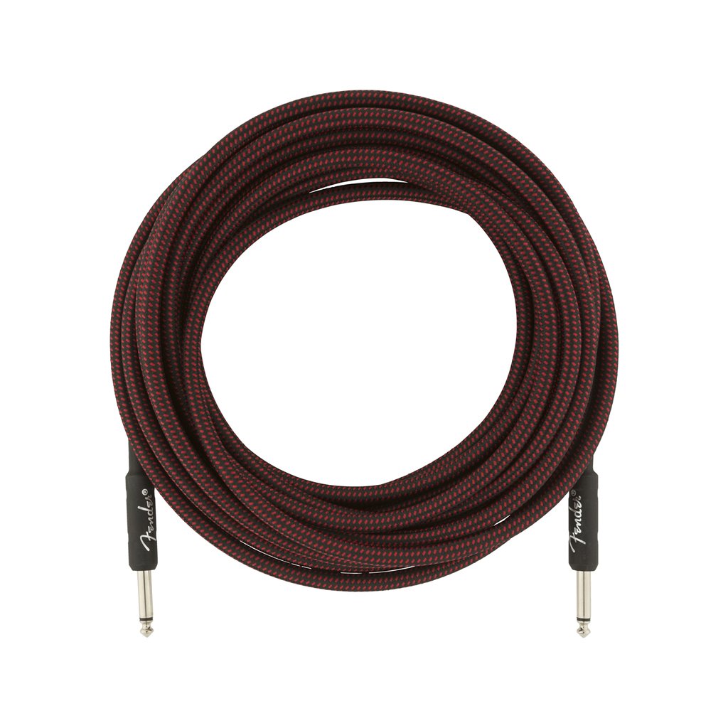 Fender Professional Series Instrument Cable, 25ft, Red Tweed, FENDER, CABLES, fender-cables-f03-099-0820-070, ZOSO MUSIC SDN BHD