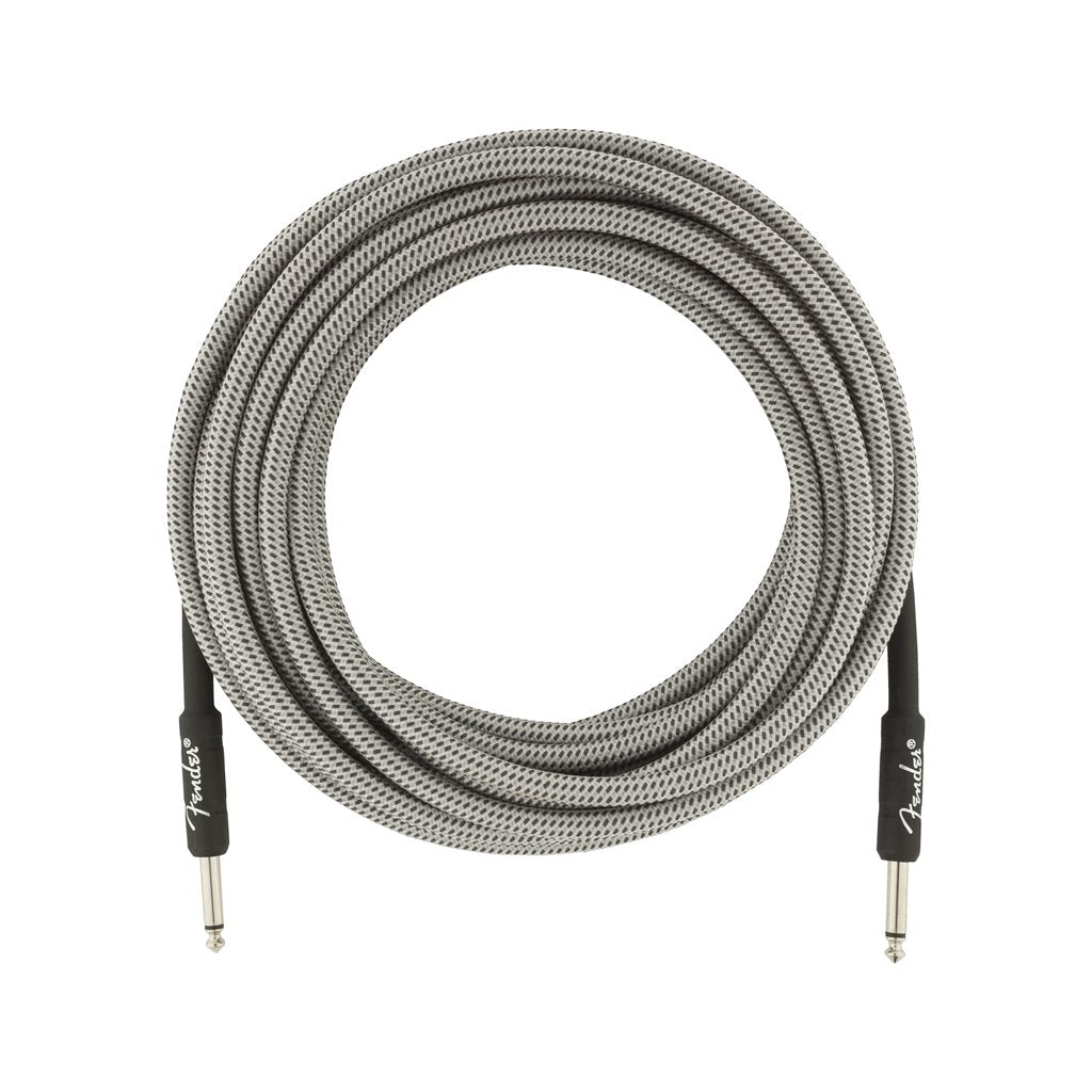 Fender Professional Series Instrument Cable, 25ft, White Tweed, FENDER, CABLES, fender-cables-f03-099-0820-072, ZOSO MUSIC SDN BHD