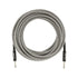 Fender Professional Series Instrument Cable, 25ft, White Tweed, FENDER, CABLES, fender-cables-f03-099-0820-072, ZOSO MUSIC SDN BHD