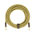 Fender Deluxe Series Instrument Cable, 25ft, Tweed, FENDER, CABLES, fender-cables-f03-099-0820-076, ZOSO MUSIC SDN BHD
