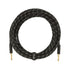 Fender Deluxe Series Instrument Cable, 18.6ft, Black Tweed, FENDER, CABLES, fender-cables-f03-099-0820-080, ZOSO MUSIC SDN BHD