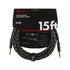 Fender Deluxe Series Instrument Cable. 15ft, Black Tweed, FENDER, CABLES, fender-cables-f03-099-0820-083, ZOSO MUSIC SDN BHD