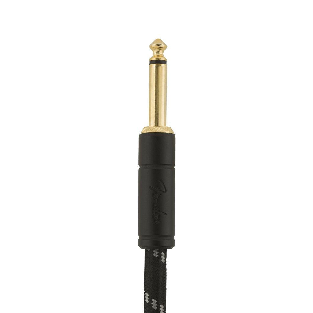 Fender Deluxe Series Instrument Cable. 15ft, Black Tweed, FENDER, CABLES, fender-cables-f03-099-0820-083, ZOSO MUSIC SDN BHD