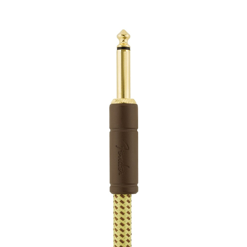 Fender Deluxe Series Instrument Cable. 15ft, Tweed, FENDER, CABLES, fender-cables-f03-099-0820-084, ZOSO MUSIC SDN BHD