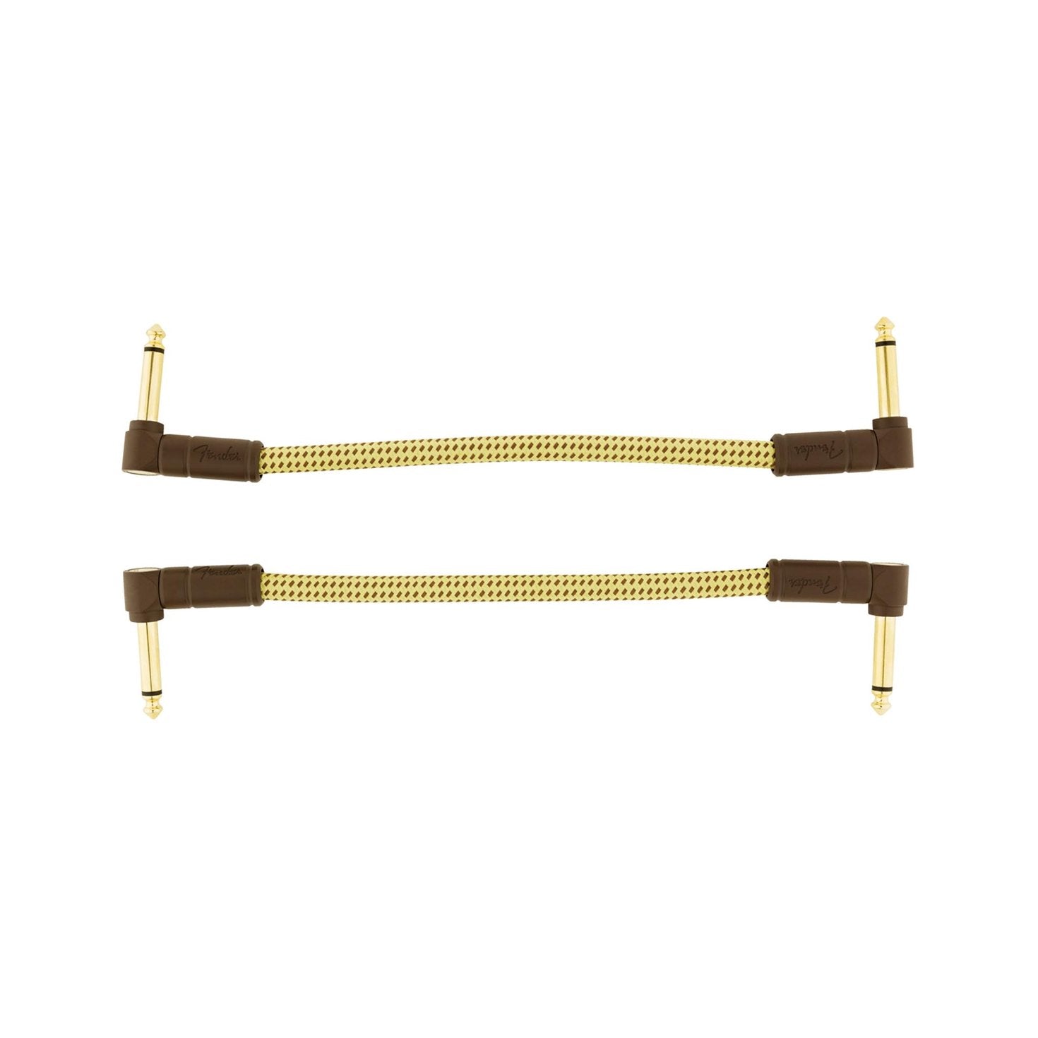 Fender Deluxe Series Patch Cable, Tweed, 2 Pack, FENDER, CABLES, fender-cables-f03-099-0820-088, ZOSO MUSIC SDN BHD
