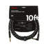 Fender Deluxe Series Angled Instrument Cable, 10ft, Black Tweed, FENDER, CABLES, fender-cables-f03-099-0820-090, ZOSO MUSIC SDN BHD