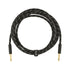 Fender Deluxe Series Instrument Cable, 10ft, Black Tweed, FENDER, CABLES, fender-cables-f03-099-0820-092, ZOSO MUSIC SDN BHD