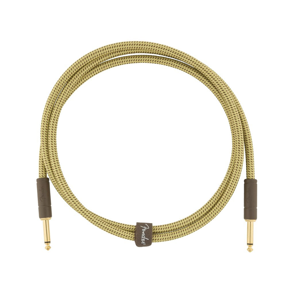 Fender Deluxe Series Instrument Cable, 5ft, Tweed, FENDER, CABLES, fender-cables-f03-099-0820-094, ZOSO MUSIC SDN BHD