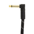 Fender Deluxe Series Angled Instrument Cable, 1ft, Black Tweed, FENDER, CABLES, fender-cables-f03-099-0820-095, ZOSO MUSIC SDN BHD