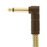 Fender Deluxe Series Angled Instrument Cable, 3ft, Tweed, FENDER, CABLES, fender-cables-f03-099-0820-098, ZOSO MUSIC SDN BHD