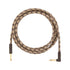 Fender Festival Hemp Angled Instrument Cable, 10ft, Pure Hemp, Brown Stripe, FENDER, CABLES, fender-cables-f03-099-0910-022, ZOSO MUSIC SDN BHD