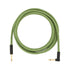Fender Festival Hemp Angled Instrument Cable, 10ft, Pure Hemp, Green, FENDER, CABLES, fender-cables-f03-099-0910-062, ZOSO MUSIC SDN BHD