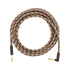 Fender Festival Hemp Angled Instrument Cable, 18.6ft, Pure Hemp, Brown Stripe, FENDER, CABLES, fender-cables-f03-099-0918-022, ZOSO MUSIC SDN BHD