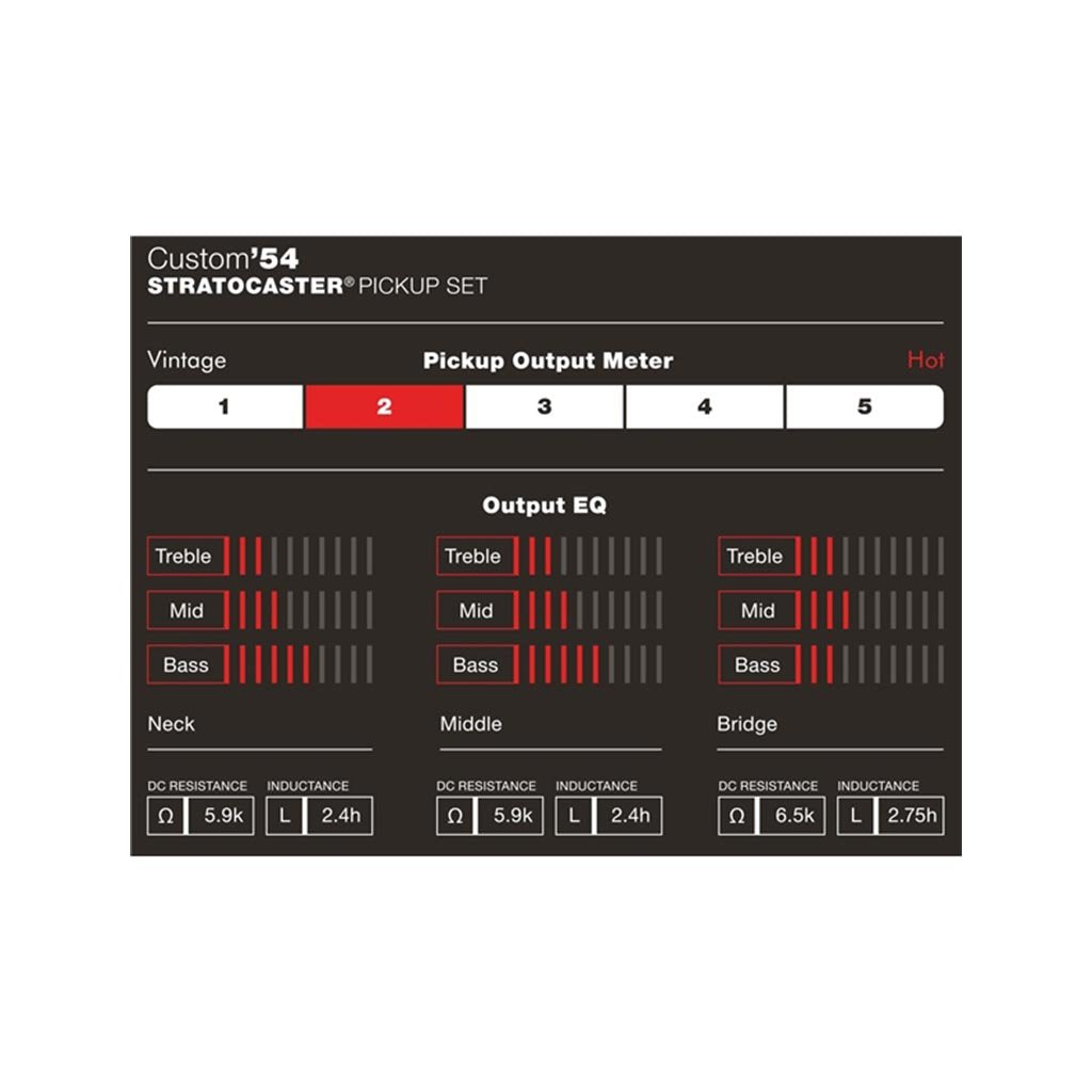 Fender Custom Shop 1954 Stratocaster Pickups, Set of 3, FENDER, PICKUPS & PARTS, fender-pickups-parts-f03-099-2112-000, ZOSO MUSIC SDN BHD