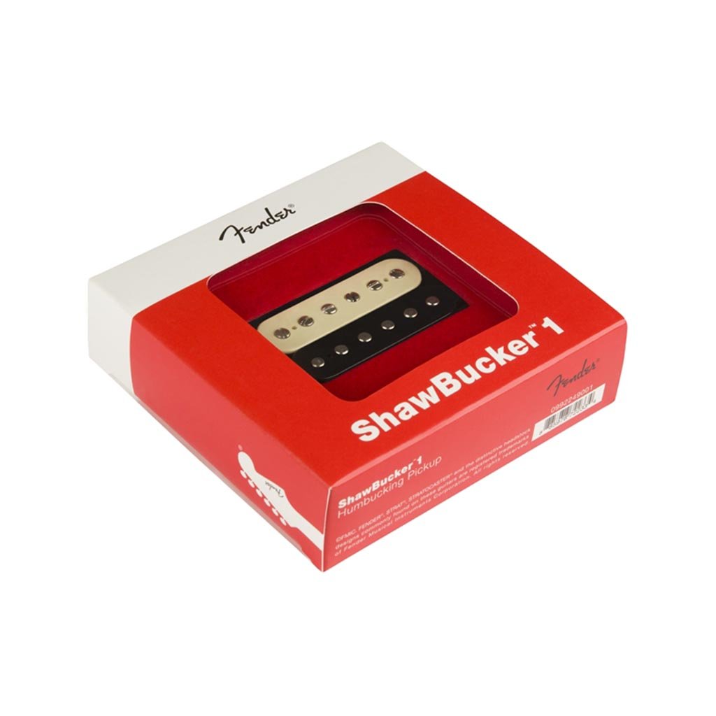 Fender Shawbucker 1 Humbucking Electric Guitar Pickup, Zebra, FENDER, PICKUPS & PARTS, fender-pickups-parts-f03-099-2249-001, ZOSO MUSIC SDN BHD