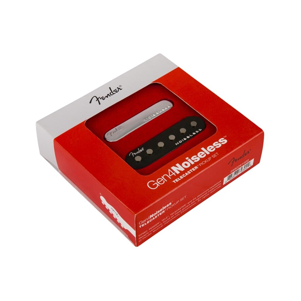 Fender Gen 4 Noiseless Telecaster Pickup Set, FENDER, PICKUPS & PARTS, fender-pickups-parts-f03-099-2261-000, ZOSO MUSIC SDN BHD