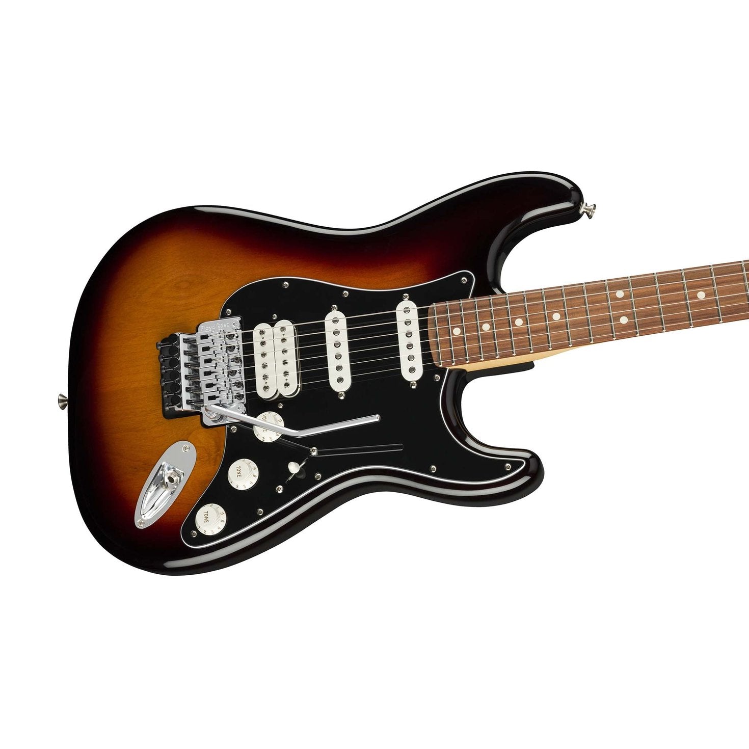 Fender Player HSS Floyd Rose Stratocaster Electric Guitar, Pau Ferro FB, 3-Tone Sunburst, FENDER, ELECTRIC GUITAR, fender-eletric-guitar-f03-114-9403-500, ZOSO MUSIC SDN BHD