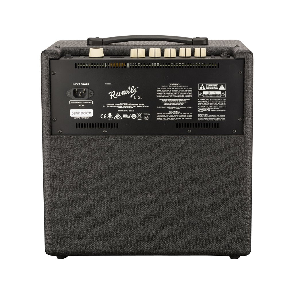 Fender Rumble LT25 Bass Guitar Combo Amplifier, 230V UK, FENDER, BASS AMPLIFIER, fender-bass-amplifier-f03-227-0104-000, ZOSO MUSIC SDN BHD