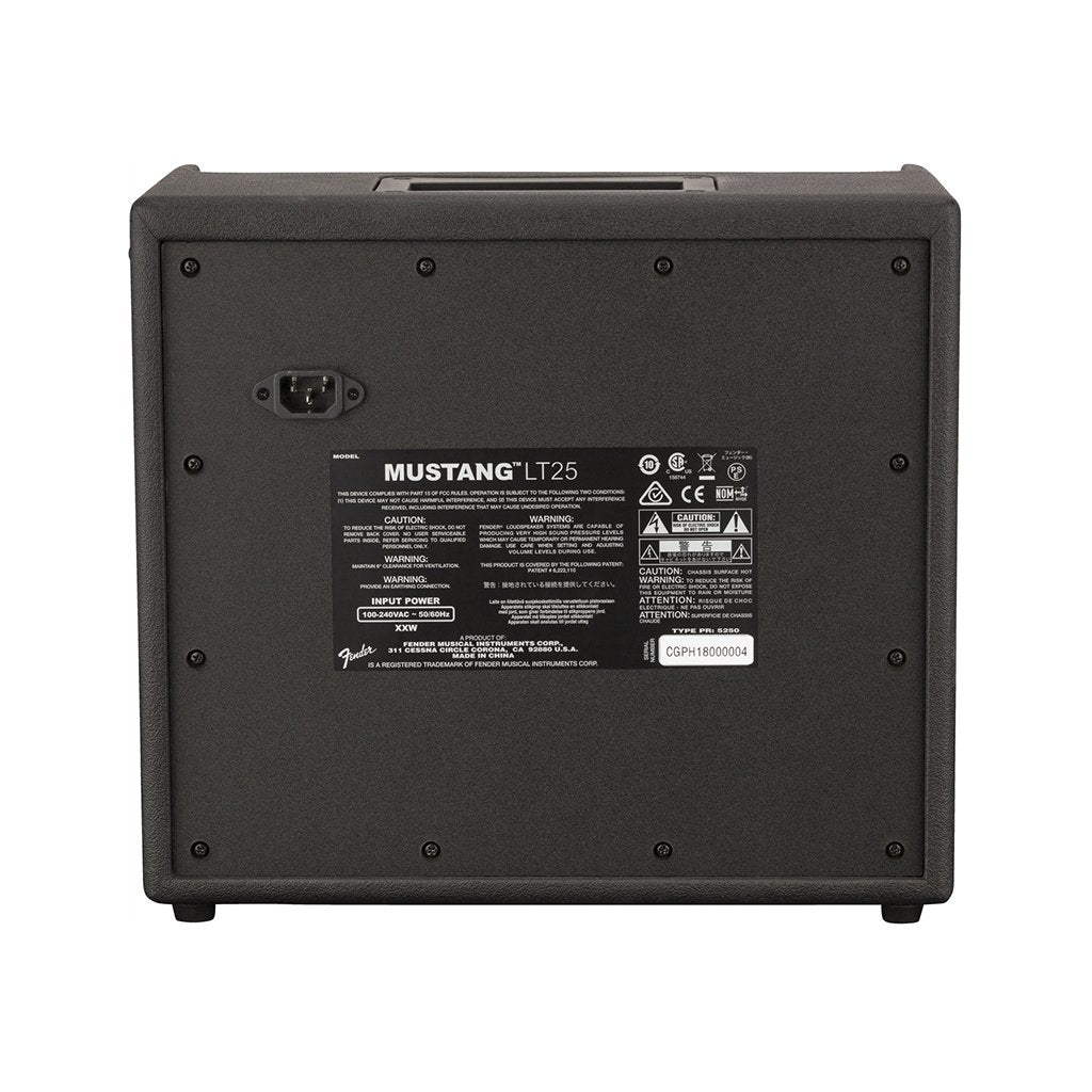 Fender Mustang LT25 Guitar Combo Amplifier, 230V EU, FENDER, GUITAR AMPLIFIER, fender-guitar-amplifier-f03-231-1106-000, ZOSO MUSIC SDN BHD