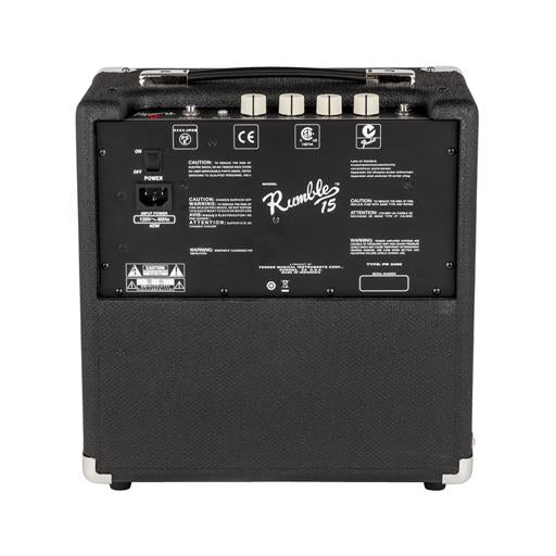 Fender Rumble 15 V3 Bass Combo Amplifier, 230V EU, FENDER, BASS AMPLIFIER, fender-bass-amplifier-f03-237-0106-900, ZOSO MUSIC SDN BHD