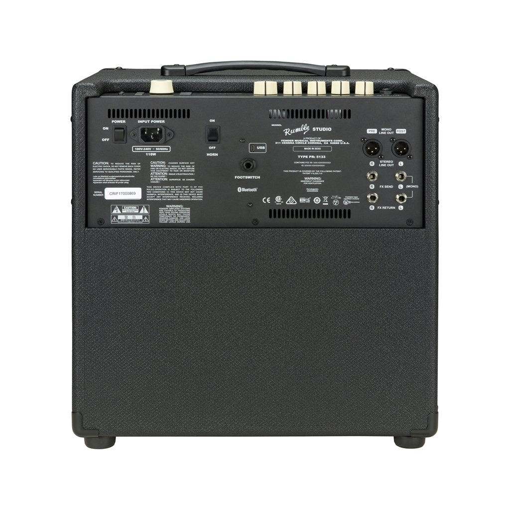Fender Rumble Studio 40 Bass Combo Guitar Amplifier, 230V EU, FENDER, BASS AMPLIFIER, fender-bass-amplifier-f03-237-6006-000, ZOSO MUSIC SDN BHD