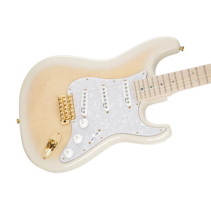 Fender Japan Ritchie Kotzen Stratocaster Electric Guitar, See-Through White Burst