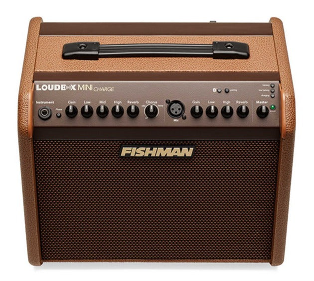 Fishman Loudbox Mini Charge 60W Battery Powered Acoustic Guitar Amplifier, UK