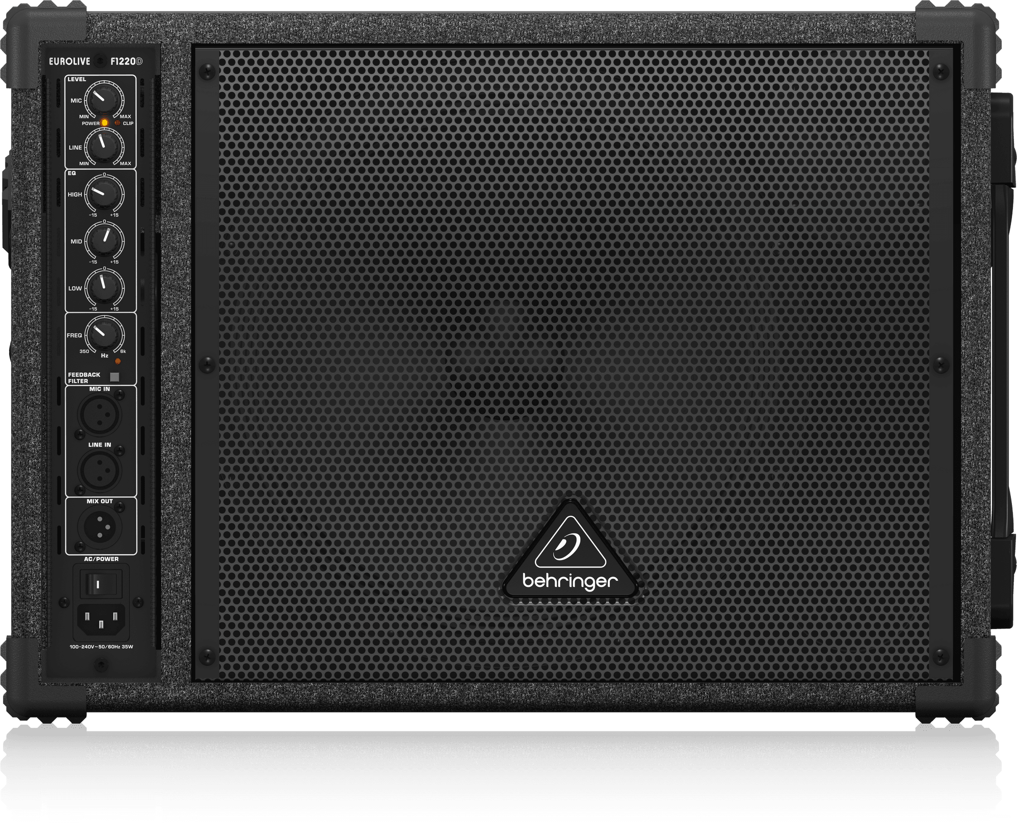 Behringer Eurolive F1220D 250-Watt 12inch Powered Speaker - Pair (F-1220D) | BEHRINGER , Zoso Music