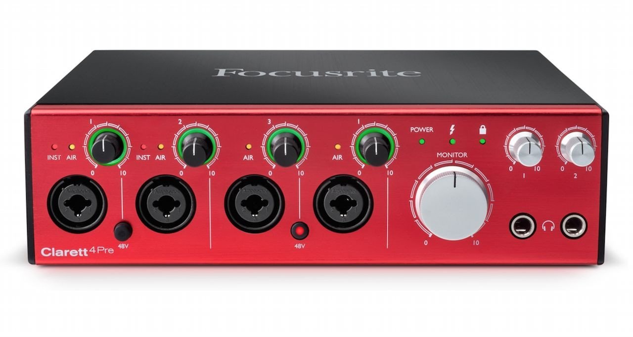 FOCUSRITE CLARETT 4PRE 18X8 THUNDERBOLT INTERFACE, FOCUSRITE, AUDIO INTERFACE, focusrite-clarett-4pre-18x8-thunderbolt-interface, ZOSO MUSIC SDN BHD