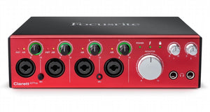 FOCUSRITE CLARETT 4PRE 18X8 THUNDERBOLT INTERFACE, FOCUSRITE, AUDIO INTERFACE, focusrite-clarett-4pre-18x8-thunderbolt-interface, ZOSO MUSIC SDN BHD