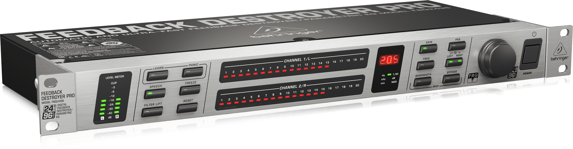 Behringer Pro FBQ2496 Feedback Destroyer (FBQ-2496) | BEHRINGER , Zoso Music
