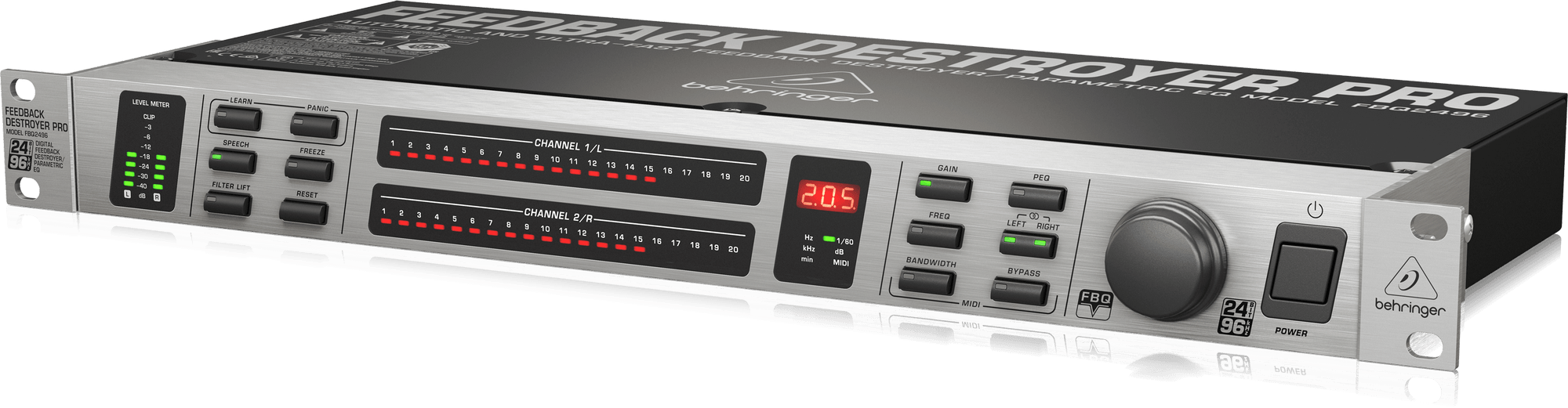 Behringer Pro FBQ2496 Feedback Destroyer (FBQ-2496) | BEHRINGER , Zoso Music