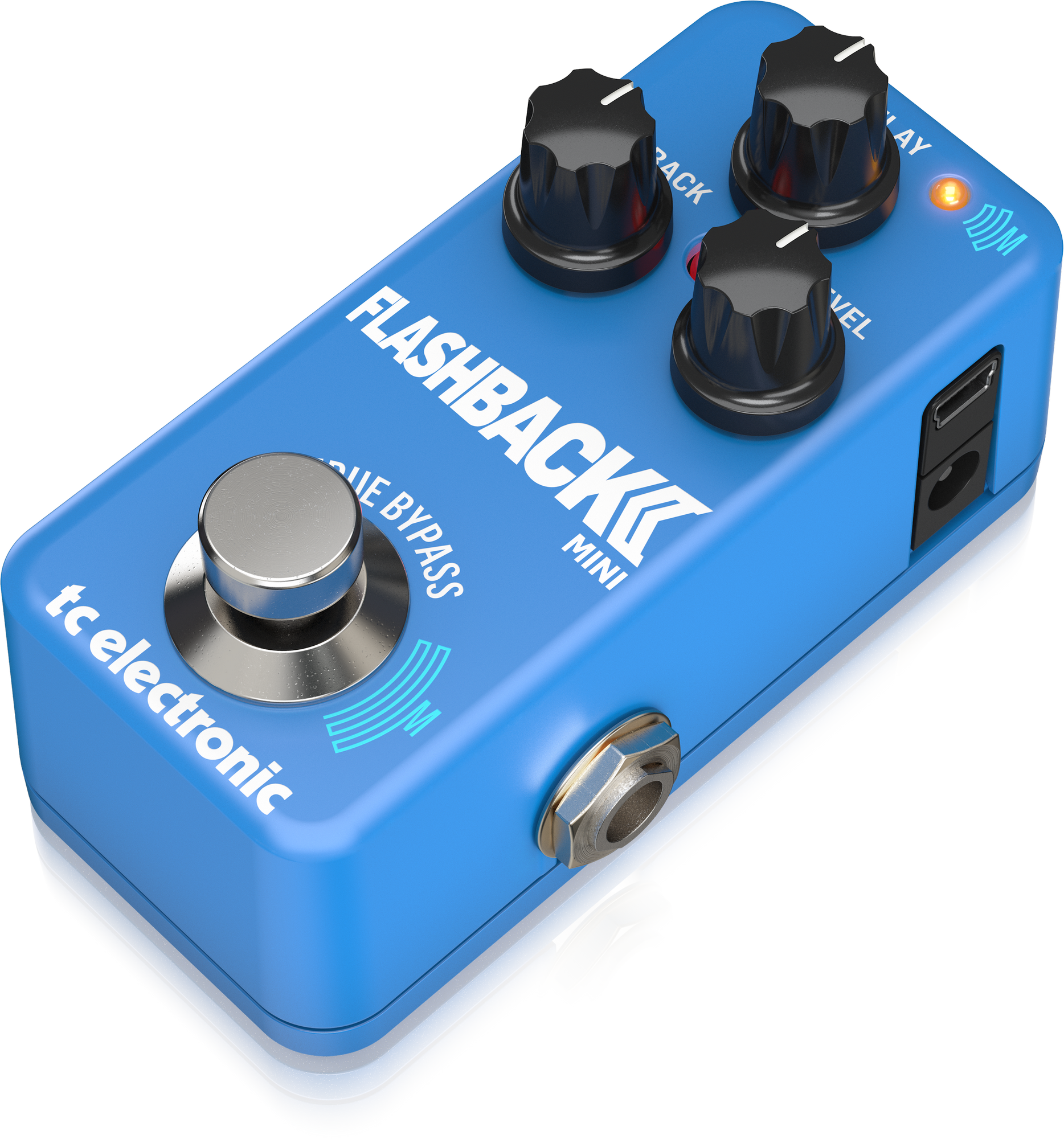 TC Electronic Legendary Ultra-compact Delay Pedal With Mash Footswitch And New Tape And Analog Algorithms, TC ELECTRONIC, EFFECTS, tc-electronic-effects-tc-flashback-2-mini-delay, ZOSO MUSIC SDN BHD