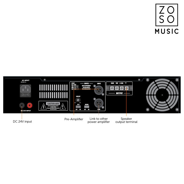 FLEPCHER MT PRO 500 PRO POWER AMPLIFIERS, ZOSO MUSIC SDN BHD, , flepcher-mt-pro-500-pro-power-amplifiers, ZOSO MUSIC SDN BHD
