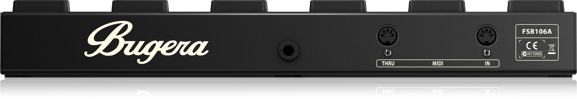 BUGERA FSB106A HEAVY-DUTY 6-BUTTON FOOTSWITCH WITH METAL CASE AND CONTROL LEDS | BUGERA , Zoso Music