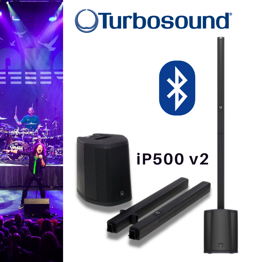 Turbosound IP500 V2 600 Watt Powered Column Loudspeaker With An 8