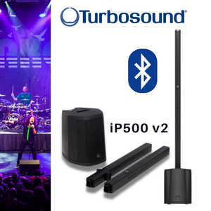 Turbosound IP500 V2 600 Watt Powered Column Loudspeaker With An 8" Subwoofer |  TURBOSOUND |  PORTABLE PA SYSTEM |  Zoso Music