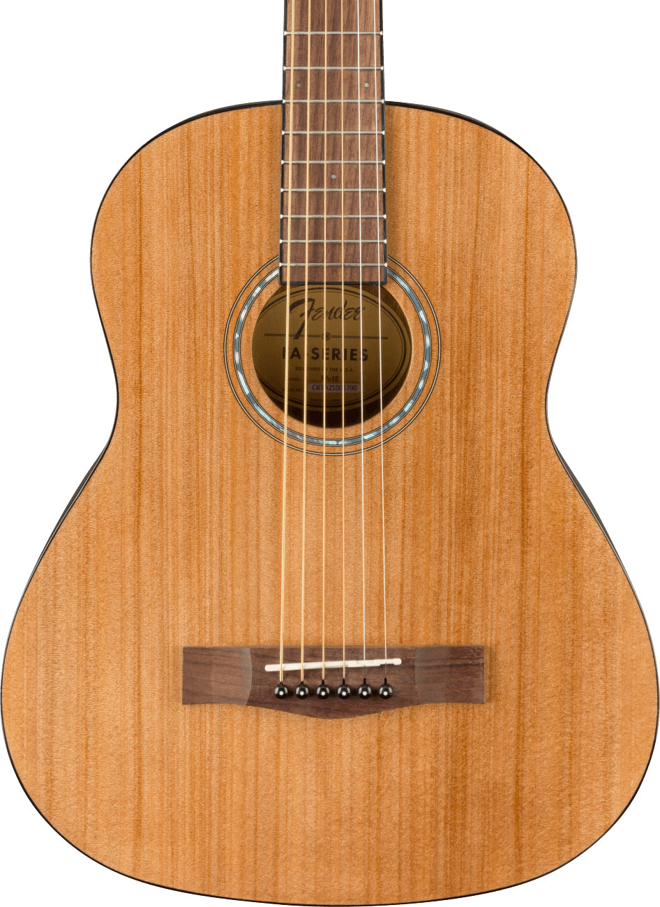 Fender FA-15 3/4 Size Steel String Acoustic Guitar w/Bag, Walnut FB