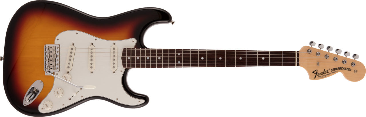 Fender Japan Traditional II Late 60s Stratocaster Electric Guitar, RW FB, 3-Tone Sunburst |  FENDER |  ELECTRIC GUITAR |  Zoso Music