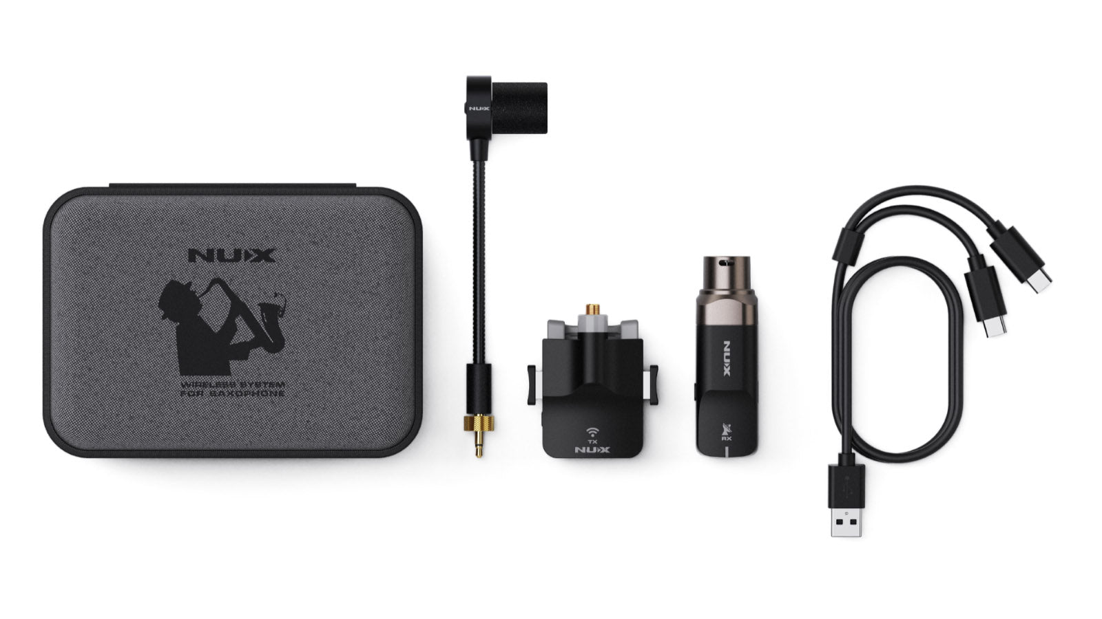 Nux B-6 Saxophone Wireless Connection System |  NUX |  WIRELESS-TRANSMITTER & RECEIVER |  Zoso Music