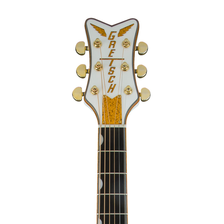 Gretsch G5021WPE Rancher Penguin Parlor Acoustic Guitar, White |  GRETSCH |  ELECTRIC GUITAR |  Zoso Music