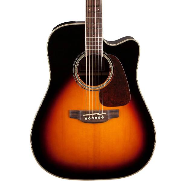 TAKAMINE GD71 BROWN SUNBURST DREADNOUGHT SOLID SPRUCE TOP ACOUSTIC GUITAR