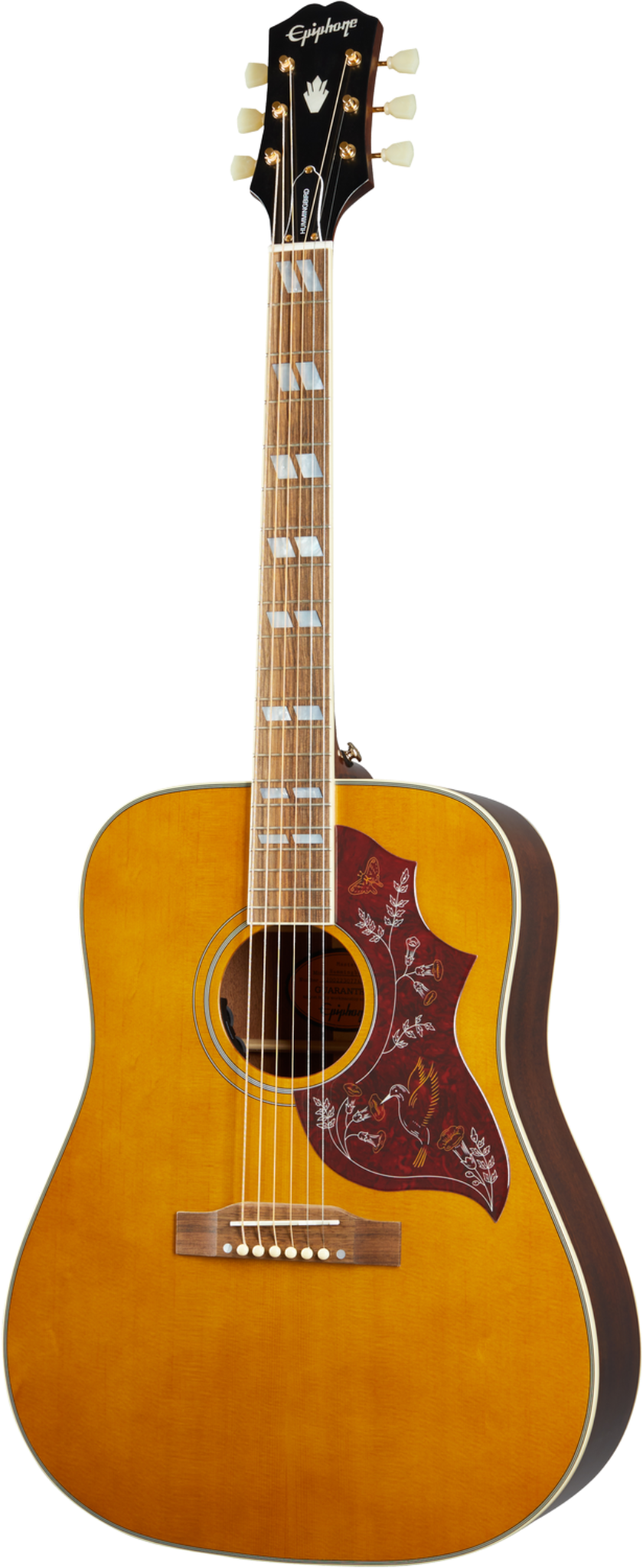 Epiphone IGMTHUMANAGH1 Hummingbird Acoustic Guitar - Aged Natural Antique Gloss