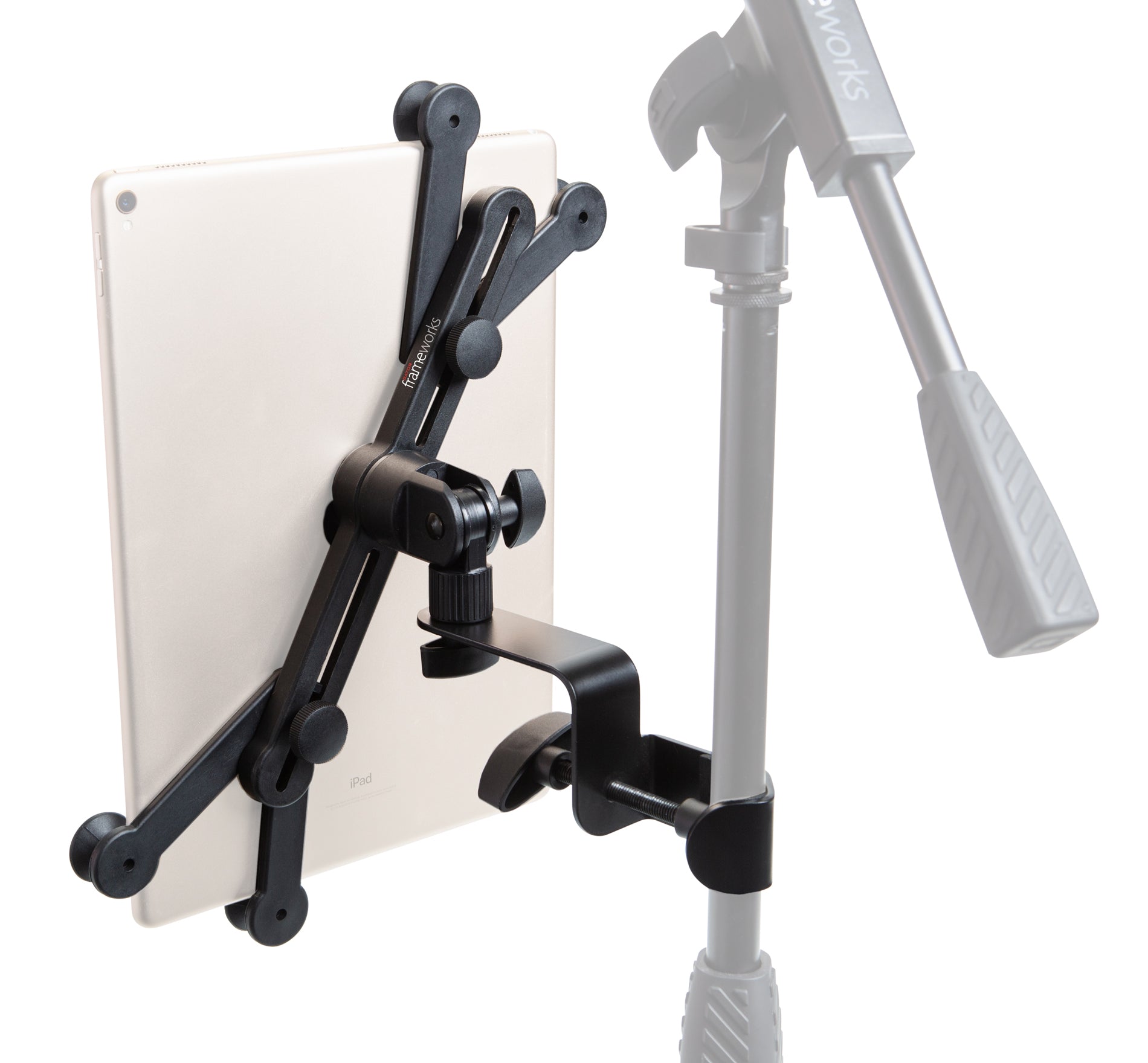 Gator Frameworks GFW-TABLET1000 Clamp Mount |  GATOR |  CLAMPING MOUNT |  Zoso Music