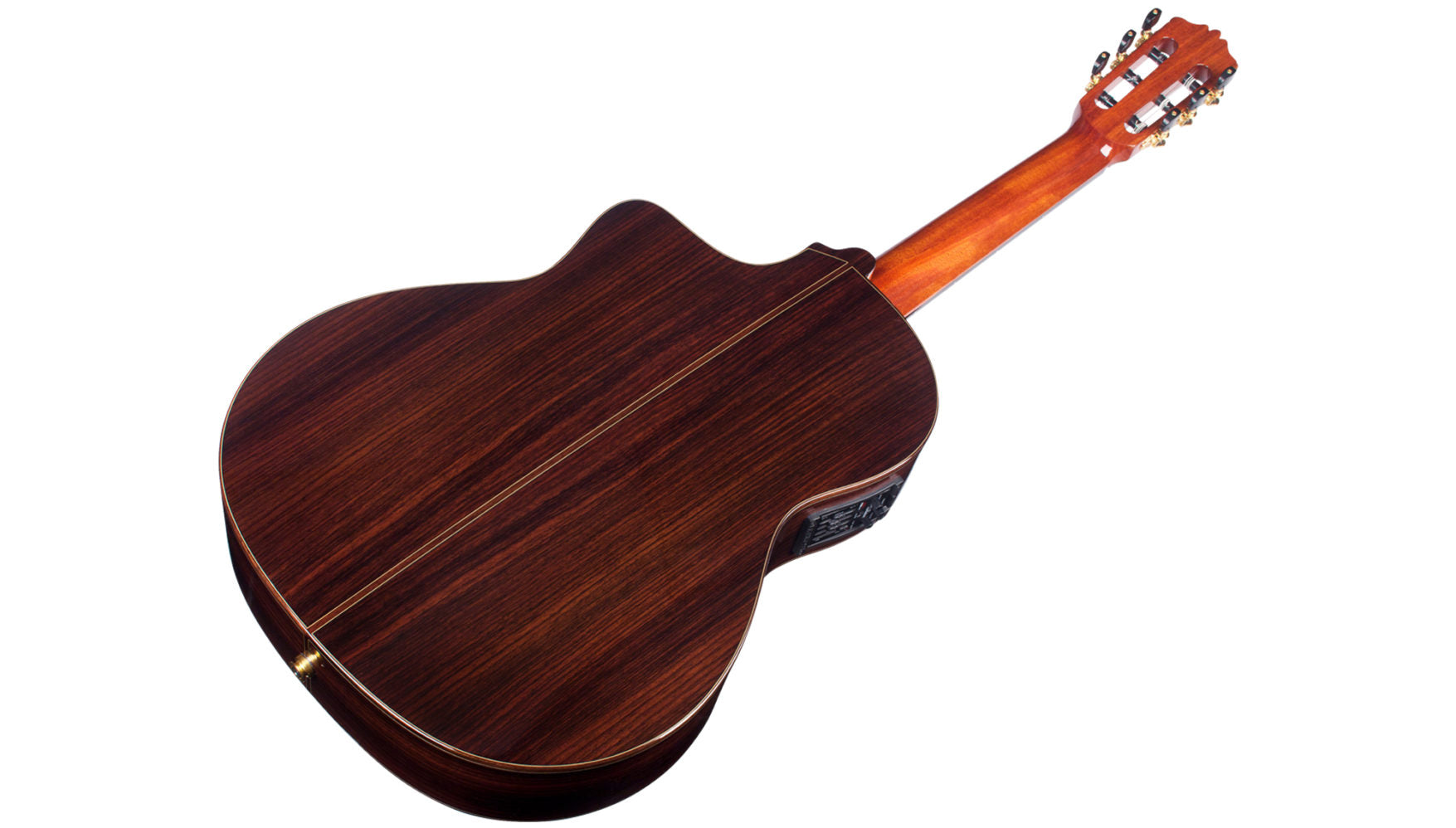Cordoba GK Pro Negra - Solid European Spruce Top, Solid Rosewood Back & Sides with Pickup & Cordoba Humidified Archtop Wood Case (Full Solid) | CORDOBA , Zoso Music