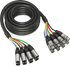 Behringer GMX-500 Gold Performance 5M 8-Way Multicore Cable with XLR Connectors | BEHRINGER , Zoso Music